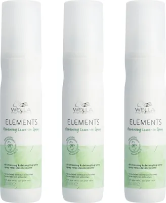 Produktbild von Elements Renewing Leave-In Spray 3x150 ml