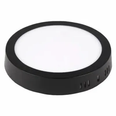 Obrázek produktu pro LED stropní svítidlo MasterLED Proma, 12 W, kulaté, nástěnné, černé, světlo neutrální bílé