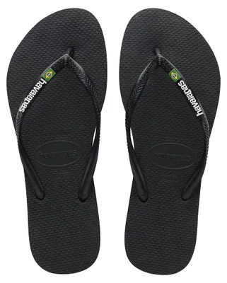 Productafbeelding van Havaianas - Slim Brasil logo, comfortabele, duurzame en lichte slippers