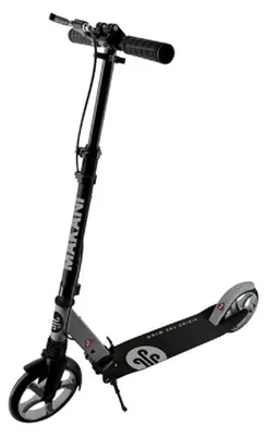 Obrázek produktu pro Makani Scooter Vale,Polyuretankola s odpružením, skládací, ruční brzda, boční stojan šedý