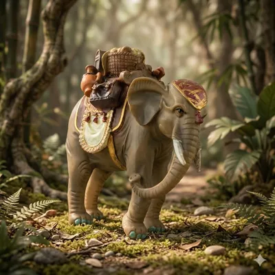 Immagine prodotto di Elefante per figure di 15-20 cm
