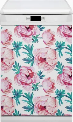 Produktbild von Magnetmatte Geschirrspüle Abwaschbar Küche Magnete  Nachbildung 45x80 cm  - Blumenmohn