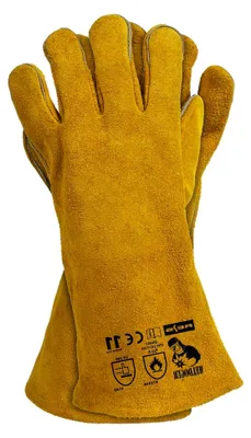 Produktbild von Ein Paar Schweißerhandschuhe aus Leder