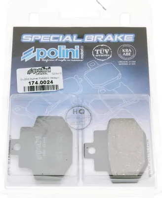 Obrázek produktu pro Brzdové destičky Polini organic pro Benelli, Gilera, Piaggio