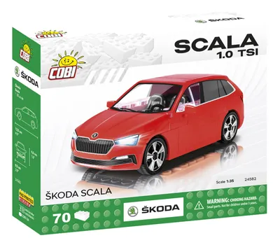 Produktbild von COBI Modellauto Skoda Scala 1.0 TSI - 24582 Bausatz