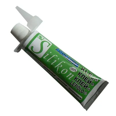 Obrázek produktu pro Akvaristický silikonový lepidlo 60 ml černý