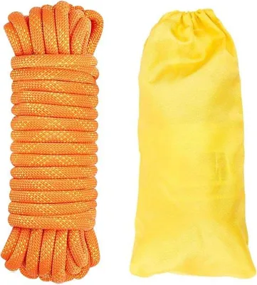 Produktbild von Klimseil 8 mm, Outdoor-Seil, Statisches Klimseil, 10 m, Brandschutz, Fallschirmseil, Wandern, Outdoor-Sport, Camping, Hohe Belastbarkeit und Abriebfestigkeit