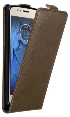 Obrázek produktu pro Cadorabo DE-121221, Motorola, Motorola MOTO G5S, Hnědá