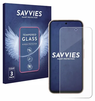 A product shot of a phone screen protector and its packaging.