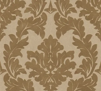 Produktbild von Architects Paper Barocktapete Castello Tapete mit Ornamenten Vliestapete mit Echtflock kupfer gelb 10,05 m x 0,52 m