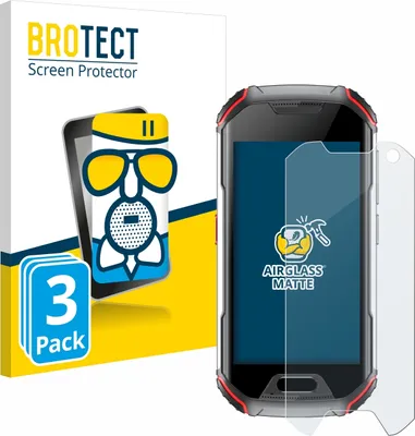 Produktbild von 3x BROTECT Entspiegelungs Schutzglas für Unihertz Atom L Schutzfolie Panzer Folie Glas Display Schutz matt
