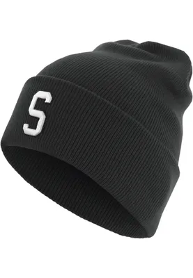 Produktbild von MSTRDS Beanie Letter Cuff Knit Beanie Black