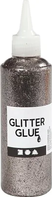Produktbild von Creativ Company CC Glitzerkleber Silber 118 ml