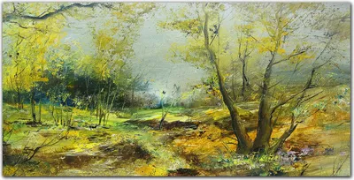 Produktbild von Coloray Küchenrückwand 140x70 Spritzschutz aus Glas - Der Weg in den Wald