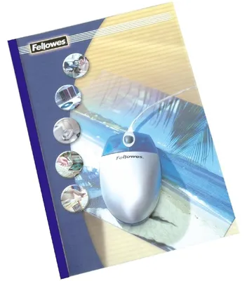 Produktbild von Fellowes 53171, A4, Kunststoff, PVC, Blau, Transparent, 15 Blätter, 0,150 mm, 298 mm