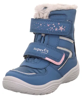 Obrázek produktu pro Superfit, dívčí sněhule Crystal, modrá/šedá, velikost 25 EU, úzký střih
