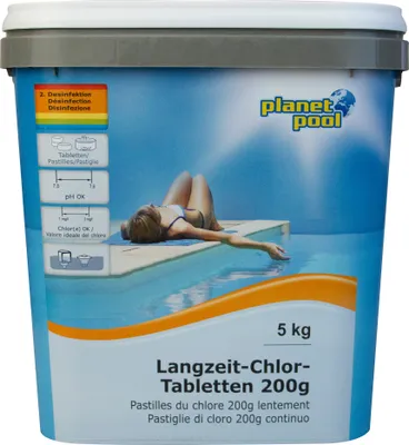 Produktbild von Planet Pool - Langzeit-Chlor-Tabletten 200 g, 5 kg