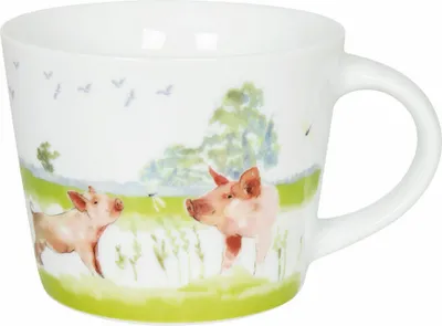 Obrázek produktu pro Könitz Hrnek Zvířata z farmy - prase, šálek, hrnek na kávu, porcelán, barevný, 420 ml, 11 1 242 2699