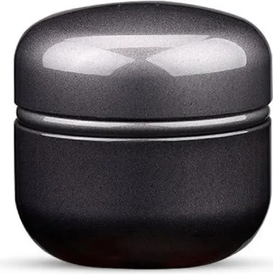 Immagine prodotto di Luxe Mini Urn 250 ML - Urna in Vetroceramica per umani e animali domestici - Elegante decorazione nera