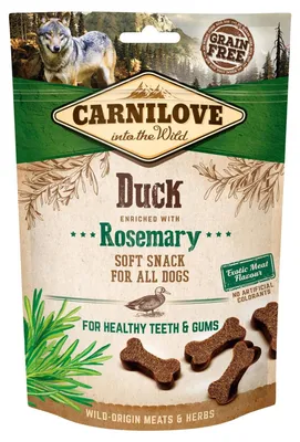 Image de Carnilove Dog Semi Moist Snack Canard & Romarin 200g