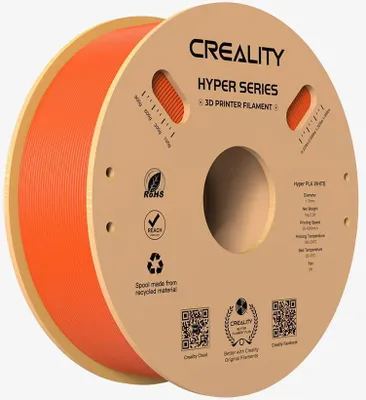 Zdjęcie produktu dla Creality 3D Hyper Series PLA Kwas polimlekowy (PLA) pomarańczowy 1 kg