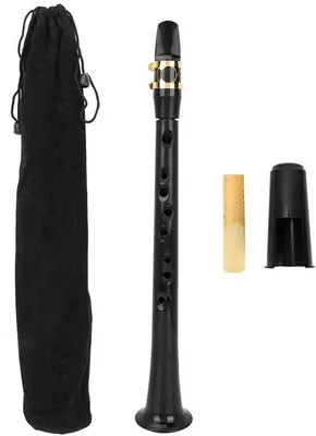 Imagen del producto de Pequeño saxofón de mano – Plástico – Buen sonido – Adecuado para niños – Fomenta la creatividad musical – Instrumento hecho a mano