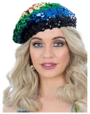 Produktbild von Smiffys - Barett für Herren/Damen Uni - Kostüm SM1102 (Einheitsgröße) (Bunt)