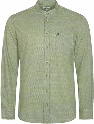 Produktbild von MADDOX Herren Trachtenhemd - Hemd-111 | Grün - Baumwolle Seide Größe: XL