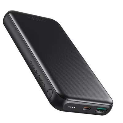 Produktbild von Choetech Powerbank 10000Mah 18W Qc Pd Usb / Usb C Schwarz