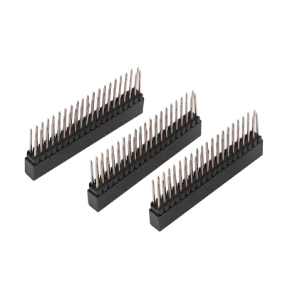 Produktbild von 3 Stück 2 x 20-polige, extra hohe zweireihige Buchsenleisten mit 2,54 mm Rastermaß für Raspberry Pi