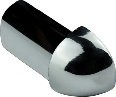 Produktbild von Viertelkreis Ausseneck Vollmaterial Edelstahl V2A 12mm glänzend