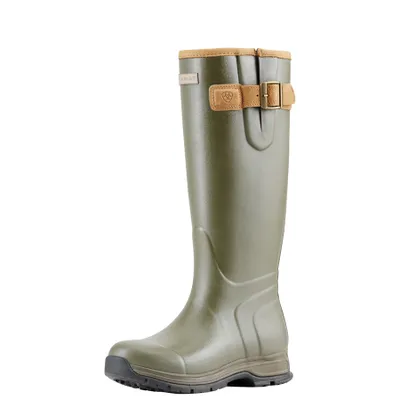 Image de Bottes en caoutchouc isolantes Ariat Burford pour femme, taille : 6 UK | 39 EUR, couleur : olive