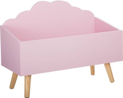 Dekorative Spielzeugkiste rosa