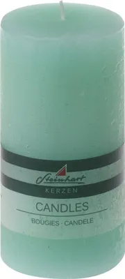 Produktbild von Stumpenkerze "Raureif" Mint 150/78 mm Steinhart Kerzen in RAL-Kerzen Güte Qualität