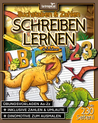 Produktbild von Buchstaben und Zahlen schreiben lernen ab 5 Jahren