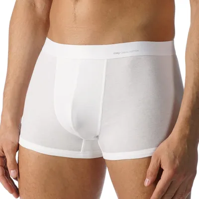 Zdjęcie produktu dla Mey Casual – Krótkie szorty/spodnie z bawełny w stylu retro. Krótka długość, szeroki pas z elastycznym wstawką, miękkie wykończenie nogawek