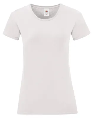 Produktbild von Fruit of the Loom - "Iconic" T-Shirt für Damen LT2899 (M) (Weiß)