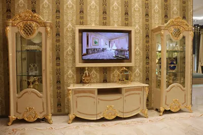 Produktbild von Design Wohnwand Sideboard 2x Schrank rtv Lowboard Anrichte 3 tlg. Set Vitrine