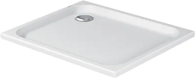 Productafbeelding van Duravit D-Code rechthoekige douchebak, 100 x 80 cm