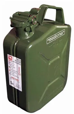 Produktbild von Metallkanister 5 Liter, für Kraftstoff, grün, Metall
