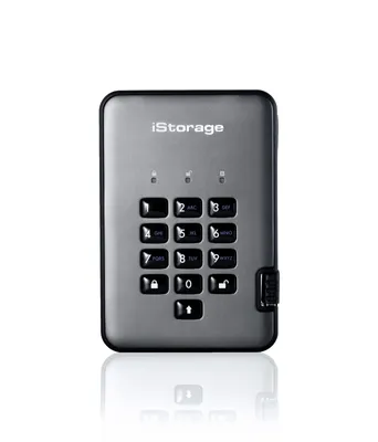 Produktbild von iStorage diskAshur PRO2 - 4000 GB - 3.2 Gen 1 (3.1 Gen 1) - Schwarz - Graphit