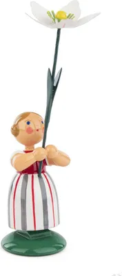Produktbild von Blumenmädchen mit Christrose Höhe 12cm NEU