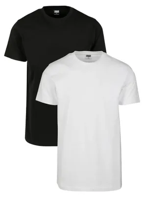 Immagine prodotto di Urban Classics - Maglietta "Basic" da uomo (confezione da 2) TN832 (5XL) (nero/bianco)