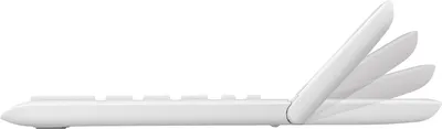 Produktbild von Casio JW-200SC, Desktop, Einfacher Taschenrechner, 12 Ziffern, Display klappbar, Batterie/Solar, Weiß