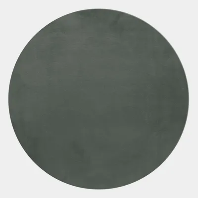 Produktbild von Carpetsale24 Flauschiger Hochflor Teppich Einfarbig - Kunstfell Look, Plüschig & Superweich für Wohnzimmer, Grösse: 200 cm Rund