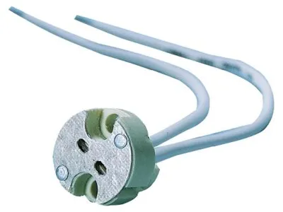 Produktbild von RUTEC Universalfassung G4, GY6.35 55004 GU5,3, GX5,3 mit 150mm Kabel