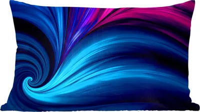 Produktbild von MuchoWow® Zierkissen Sofakissen Wohnzimmer Dekokissen 50x30 cm Abstrakter Hintergrund mit den Farben eines Pfaus - Wohnzimmerdekoration - Polster mit Photo