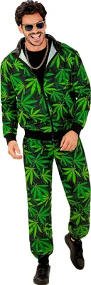 Produktbild von GANJA PARTY FASHION TRAININGSANZUG (Oberteil, Hose) Gr. S