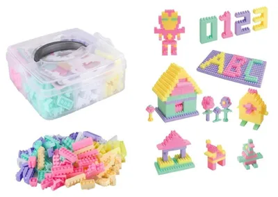 Produktbild von Aga Würfel für Kinder 174pcs pastell