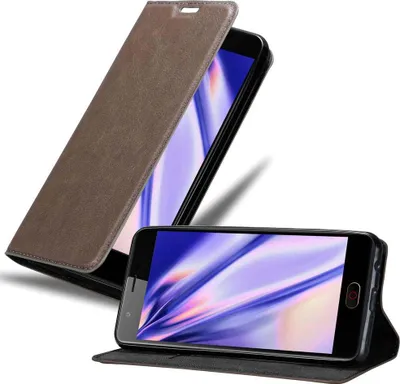 Produktbild von Cadorabo Hülle für ZTE Nubia M2 Schutz Hülle in Braun Handyhülle Etui Case Cover Magnetverschluss